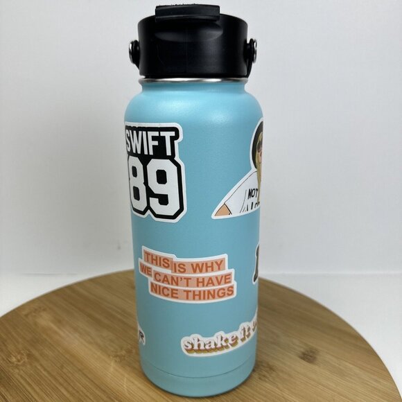RTIC® 32 oz Insulated Bottle - TEAL - BPA-FREE Taylor Swift Stickers - Picture 3 of 10
